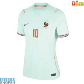 Billiga Frankrike Kylian Mbappe #10 Bortatröja Dam VM 2026 Kortärmad